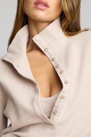 Waffle Knit Pullover