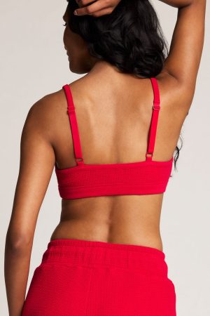 Waffle Knit Lounge Bralette